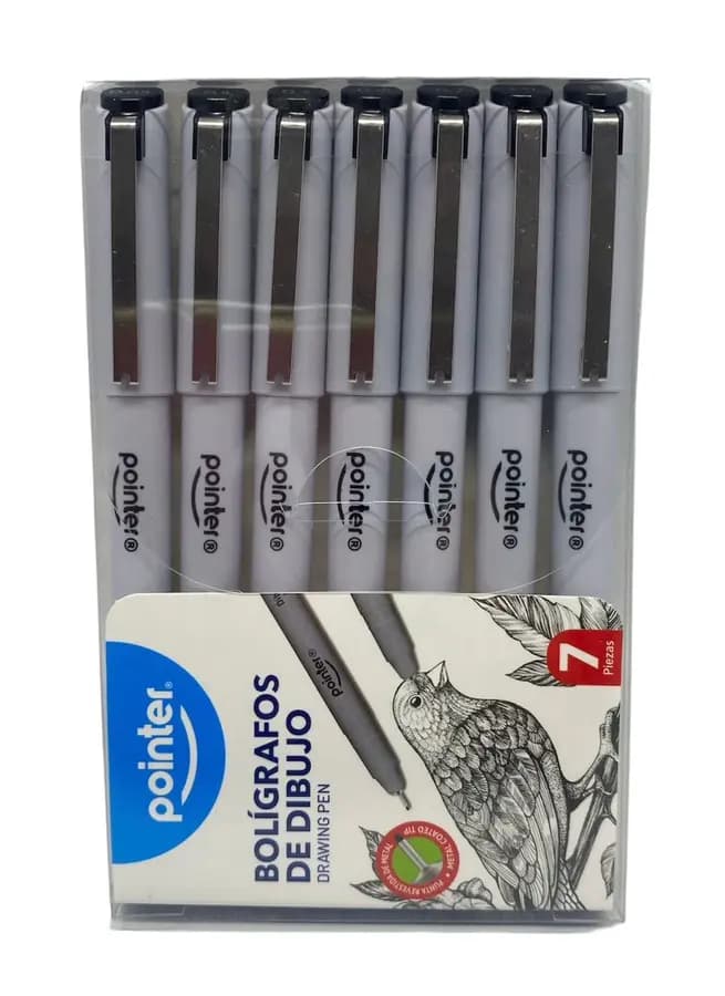 JUEGO DE RAPIDOGRAFOS POINTER X 7PZ