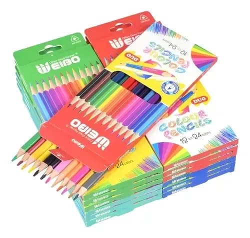 COMPAS WEIBO 8872 C/LAPIZ COLORES