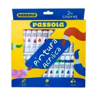 PINTURA ACRILICA PASSOLA X 24COL TUBO 12ML PIN068