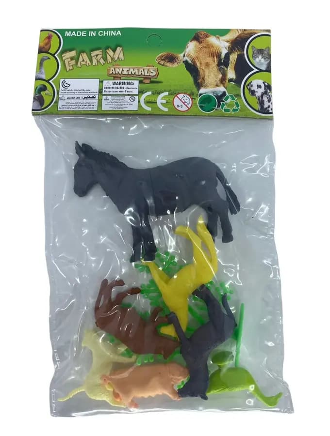 FIGURAS DE ANIMALES DOMESTICOS X 7UN 2274