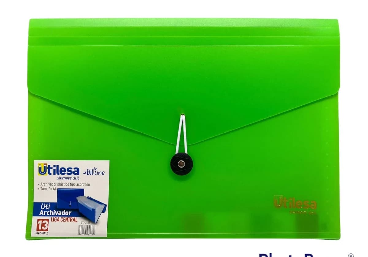 CARPETA ACORDEON UTILESA C/LIGA 2481 X 13DIV.