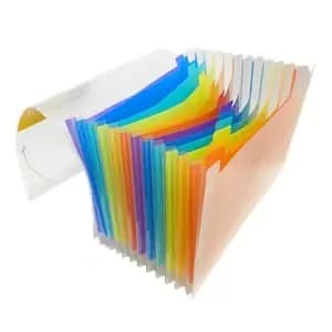 CARPETA ACORDEON REX 319136 X 13DIV TRANSPARENTE