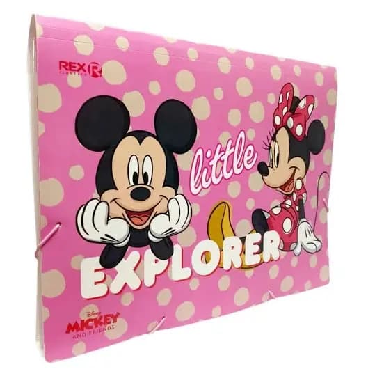 CARPETA ACORDEON REX MICKEY 9020 X 6DIV.