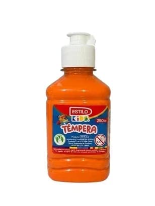 TEMPERA ESTILO 250ML NARANJA