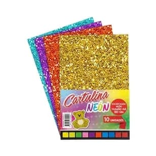 CART. X 10 COL INEN 8NEON + 2METALICAS 180GR