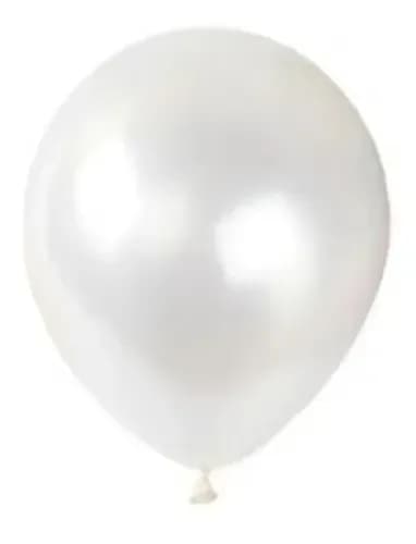 GLOBO FUNDA X 100 UN CARIOCA BLANCO