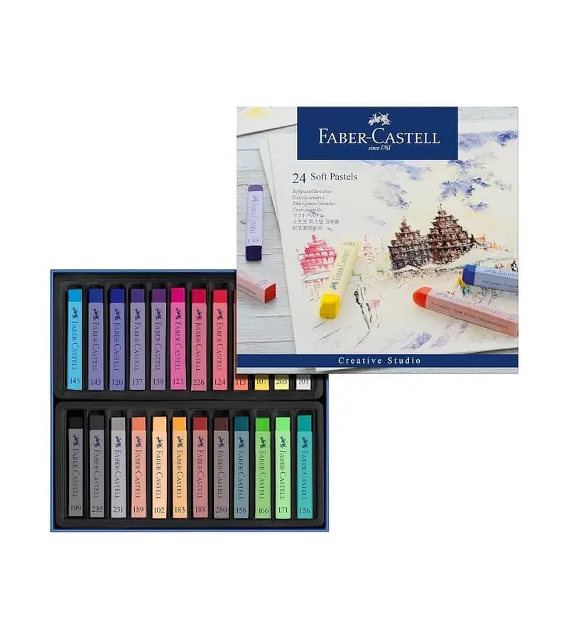 TIZA FABER C. SOFT PASTEL X 24COL 128324