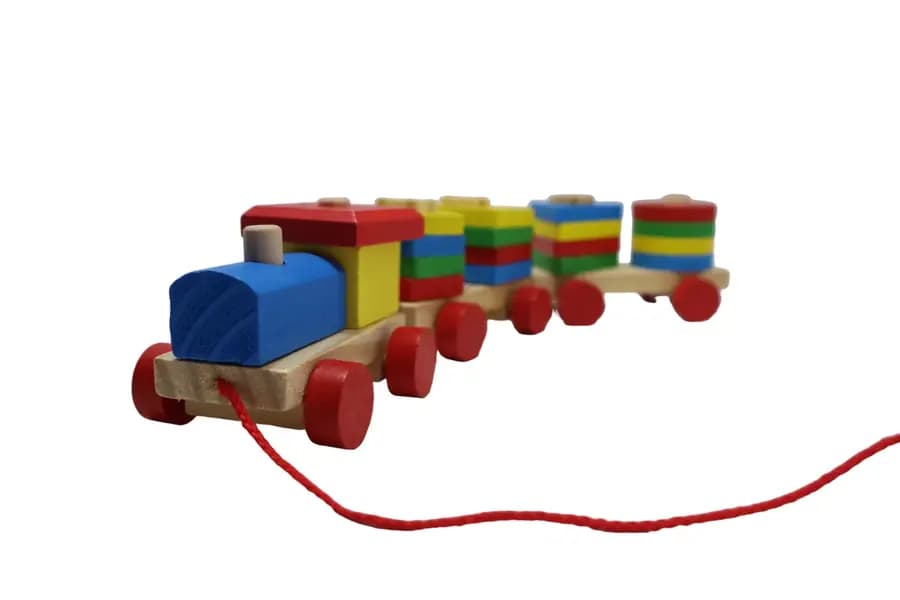 LEGO TREN DE ENCAJE MADERA ST 557