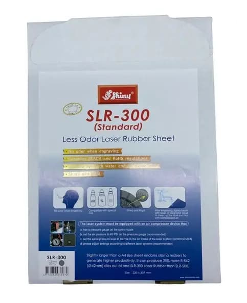 CAUCHO SHINY SLR-300 LASER GRIS 2.3MM T/INEN