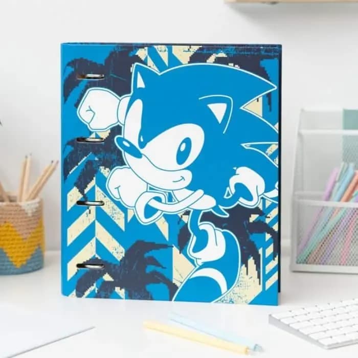 CARPETA 2 ANILLOS INEN ESTILO SONIC