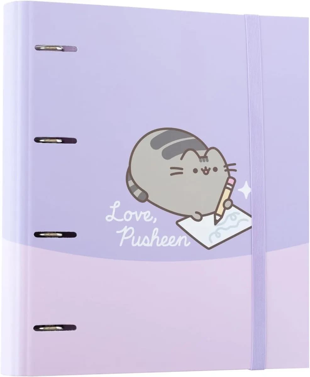 CARPETA 2 ANILLOS INEN ESTILO PUSHEEN