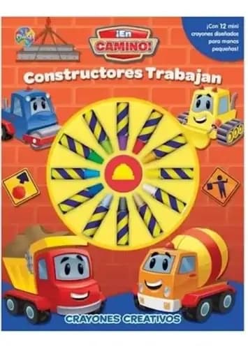 LIBRO CRAYONES CREATIVOS CONSTRUCTORES TRAB 7881