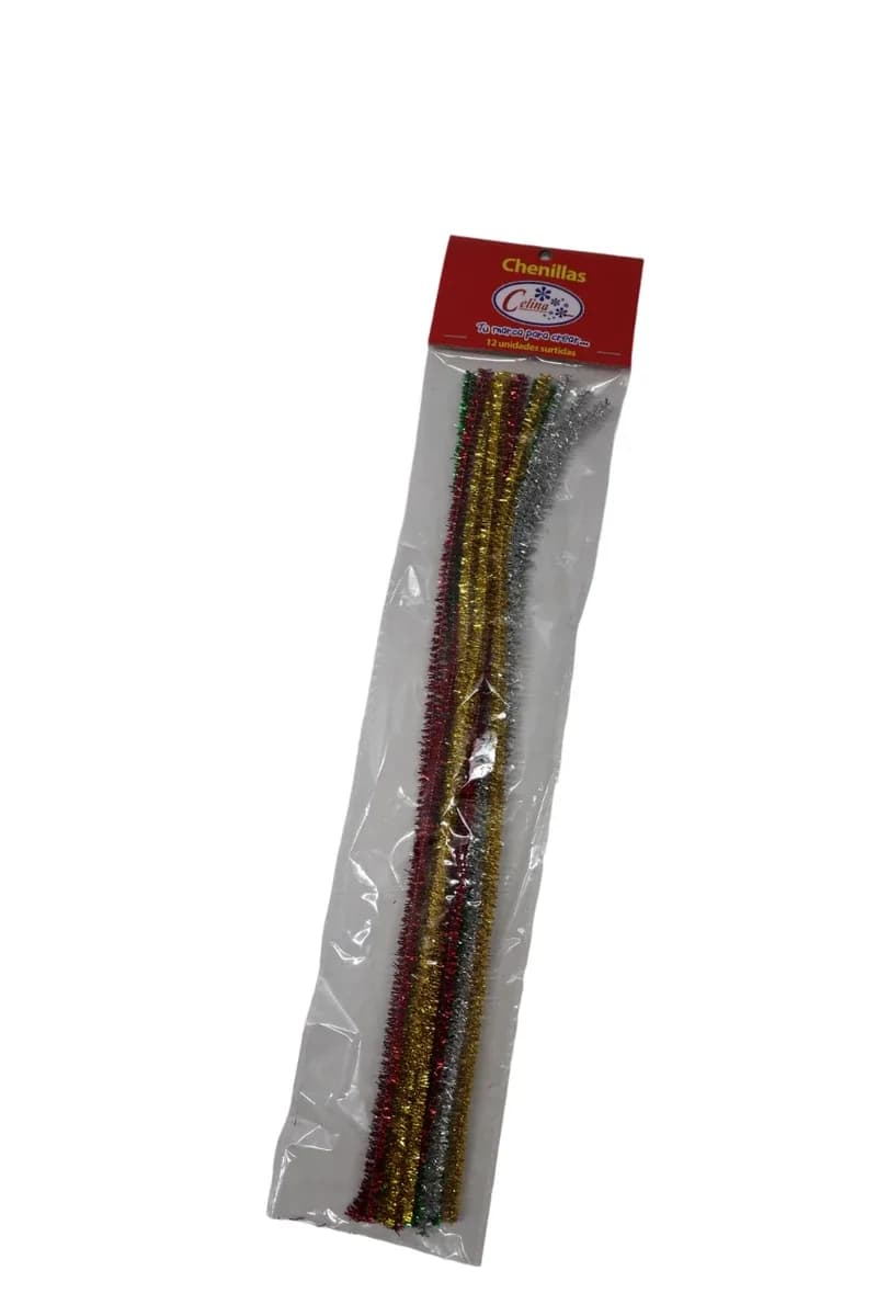 CHENILLA CELINA METALICA X 12UN