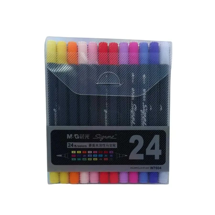 MARCADOR MG X 24COL DOBLE PUNTA APMV0901