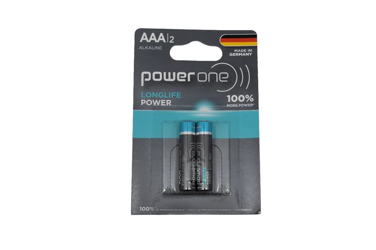 PILAS POWER ONE AAA EST X 2UN ALKALINE