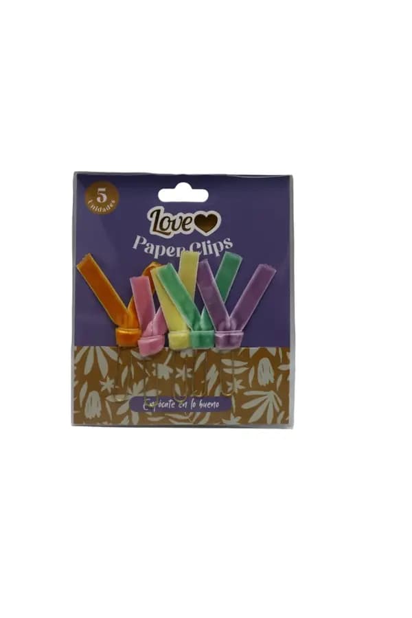 CLIPS PAPER LOVE X 5 47930