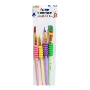 PINCEL LANCER X 4UN ESCOLAR 4000