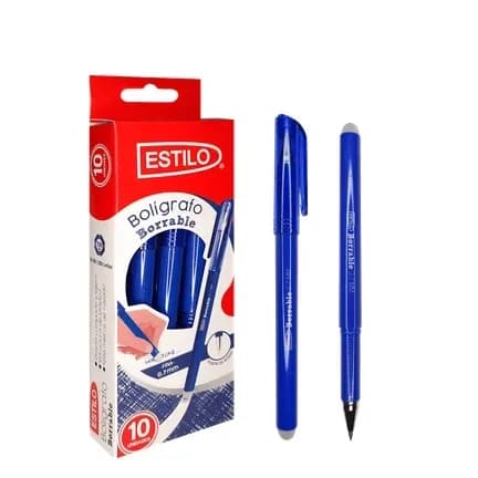 UNIDAD ESFERO BORRABLE ESTILO AZUL