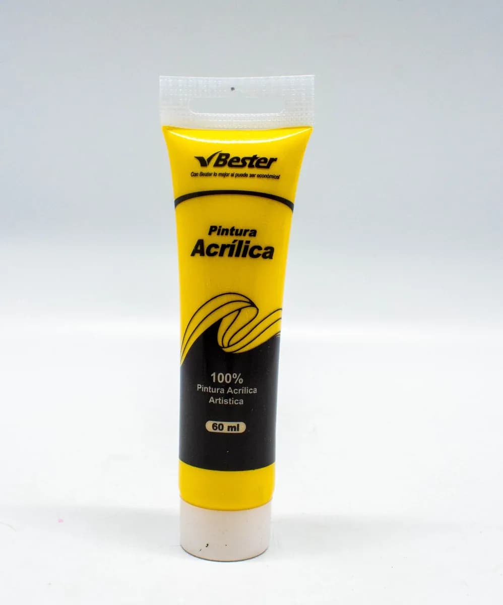 PINTURA ACRILICA BESTER AMARILLA 60ML