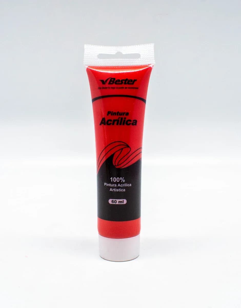 PINTURA ACRILICA BESTER ROJA 60ML