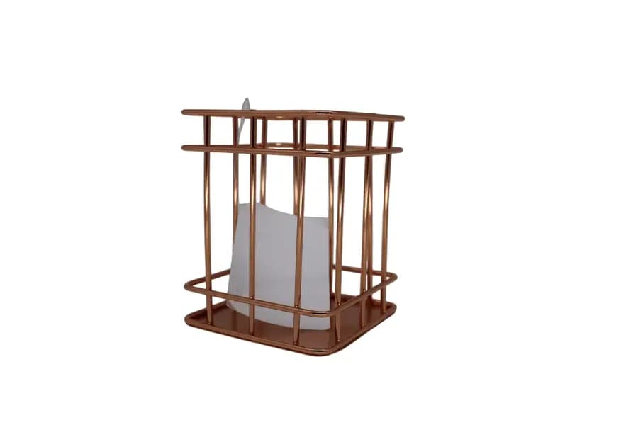PORTALAPIZ OFFICELIFE METALICO COBRE W7967 CUAD.