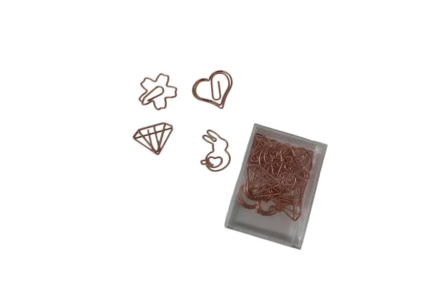 CLIPS C/DISENOS COBRE X 20 OF0179