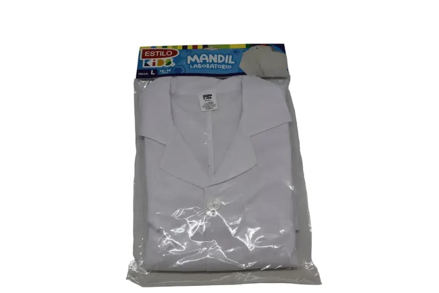 MANDIL ESTILO P/LABORATORIO TALLA L