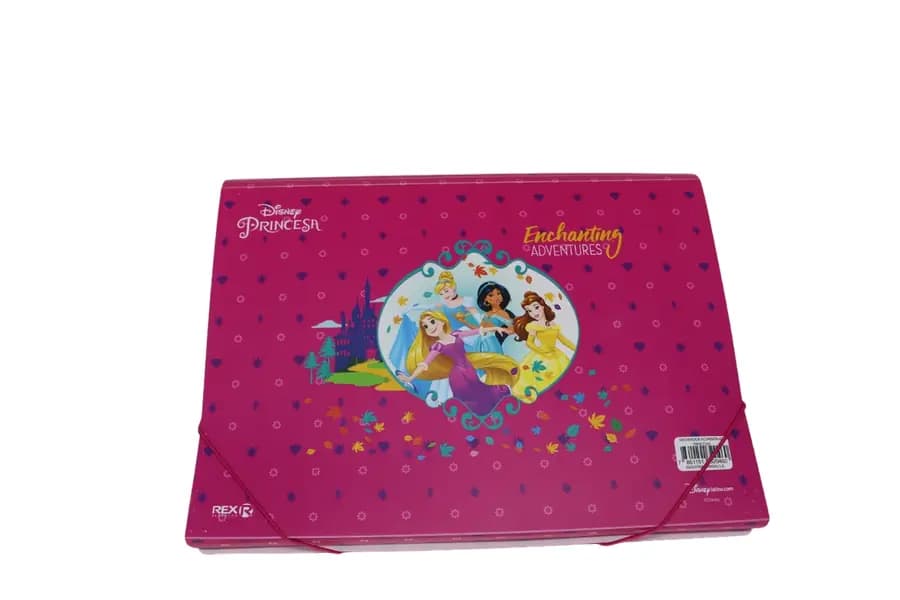 CARPETA ACORDEON REX PRINCESAS X 6DIV.