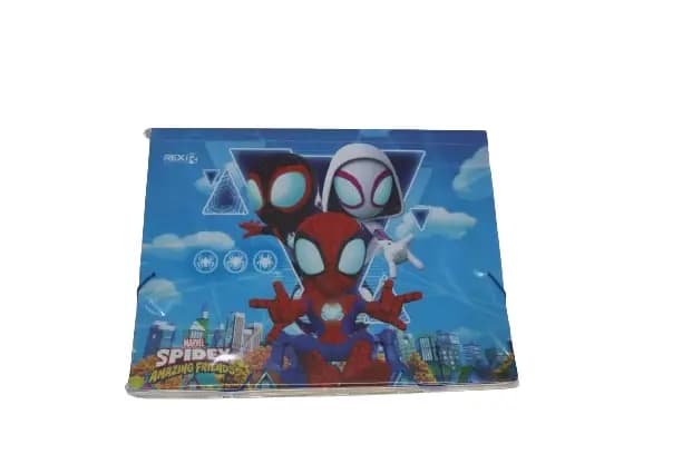 CARPETA ACORDEON REX SPIDEY FRIENDS X 6DIV.