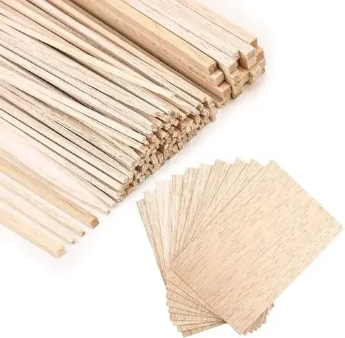 PALILLO BALSA 2MM T 60CM X 5UN