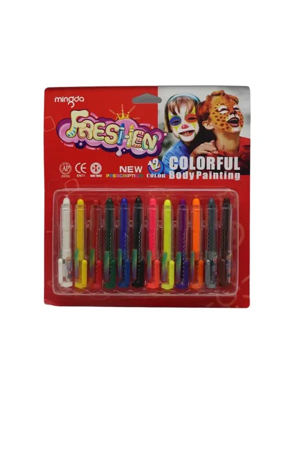 CRAYON MINGDA FRESHEN X 12COL P/CARA