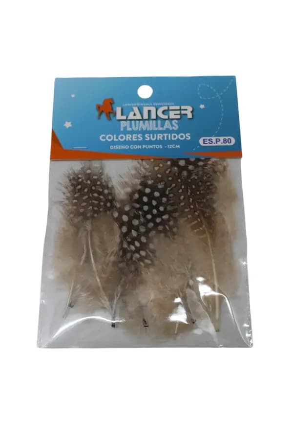 PLUMILLAS LANCER ES.P.80 DISENO C/PUNTOS 12CM