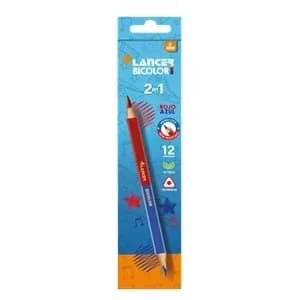 UNIDAD LAPIZ LANCER BICOLOR GRUESO TRIAN. LA.330