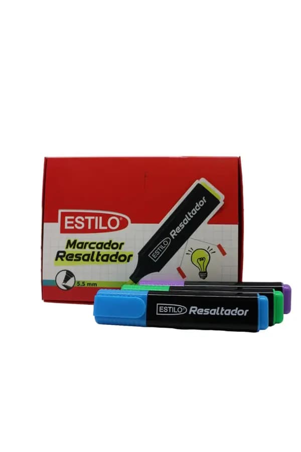 RESALTADOR X 12COL ESTILO 5.5MM