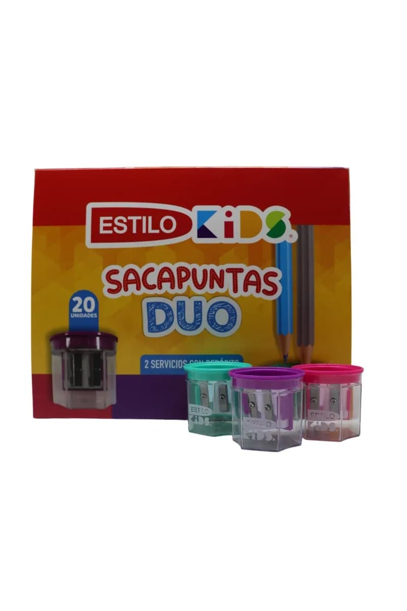SACAPUNTA ESTILO DUO C/DEPOSITO PLAST 10107142