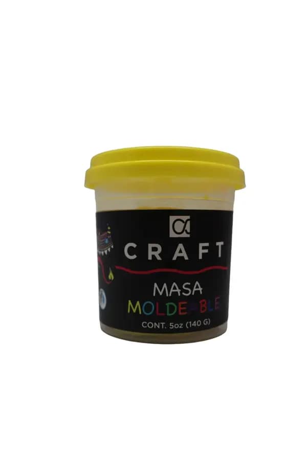 MASA MOLDEABLE CRAFT 140GR AMARILLA
