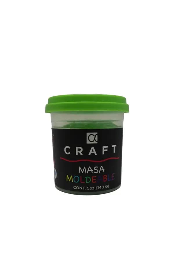 MASA MOLDEABLE CRAFT 140GR VERDE LIMON