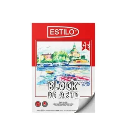 BLOCK DE ARTE ESTILO A3 X 24H 160GR 10107160