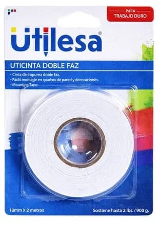 CINTA DOBLE FAZ EREE-UTI 3METRO 18MM QB/2424