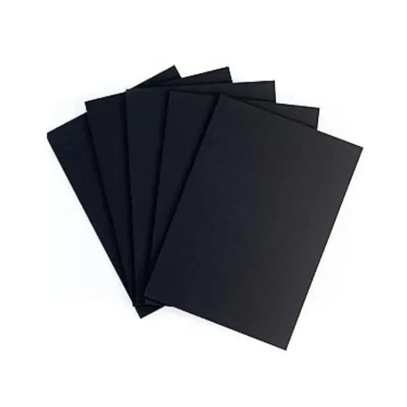 CARTON PLUMA NEGRO 390GR 42X29.7 058-0068