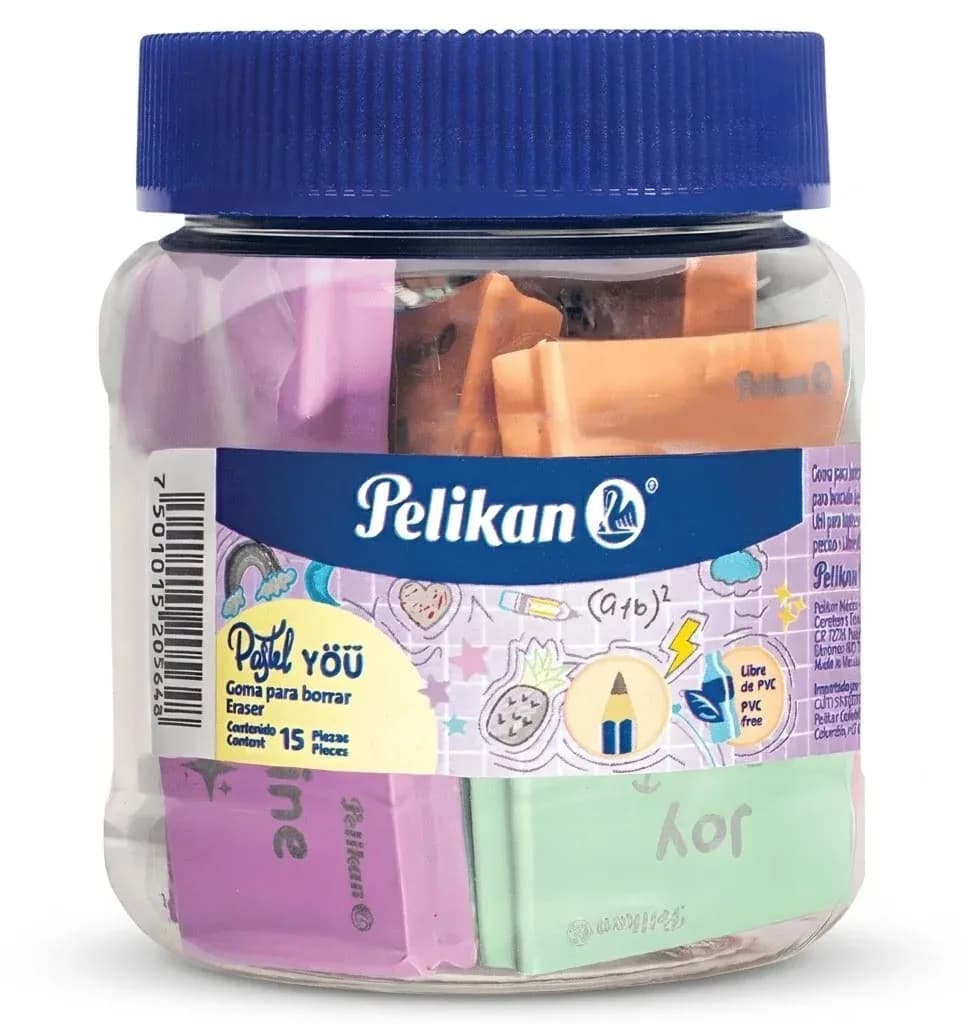 BORRADOR PELIKAN COL. PASTEL 40319