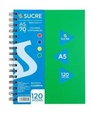 CUAD. 5 MATERIAS JUNIOR SUCRE 120H CM.J313