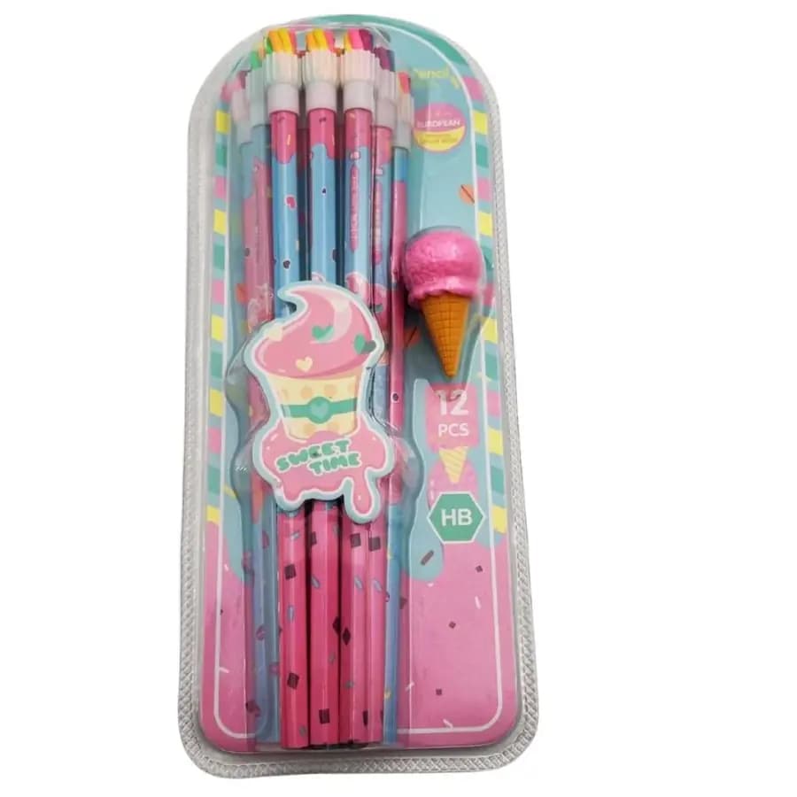 LAPIZ X 12UN LITTLE TREE SWEET TIME HB 121206-E C/BORR