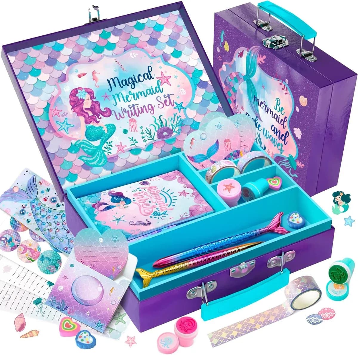 SET LAPIZ C/ BORR LITTLE TREE SIRENAS 8034-E