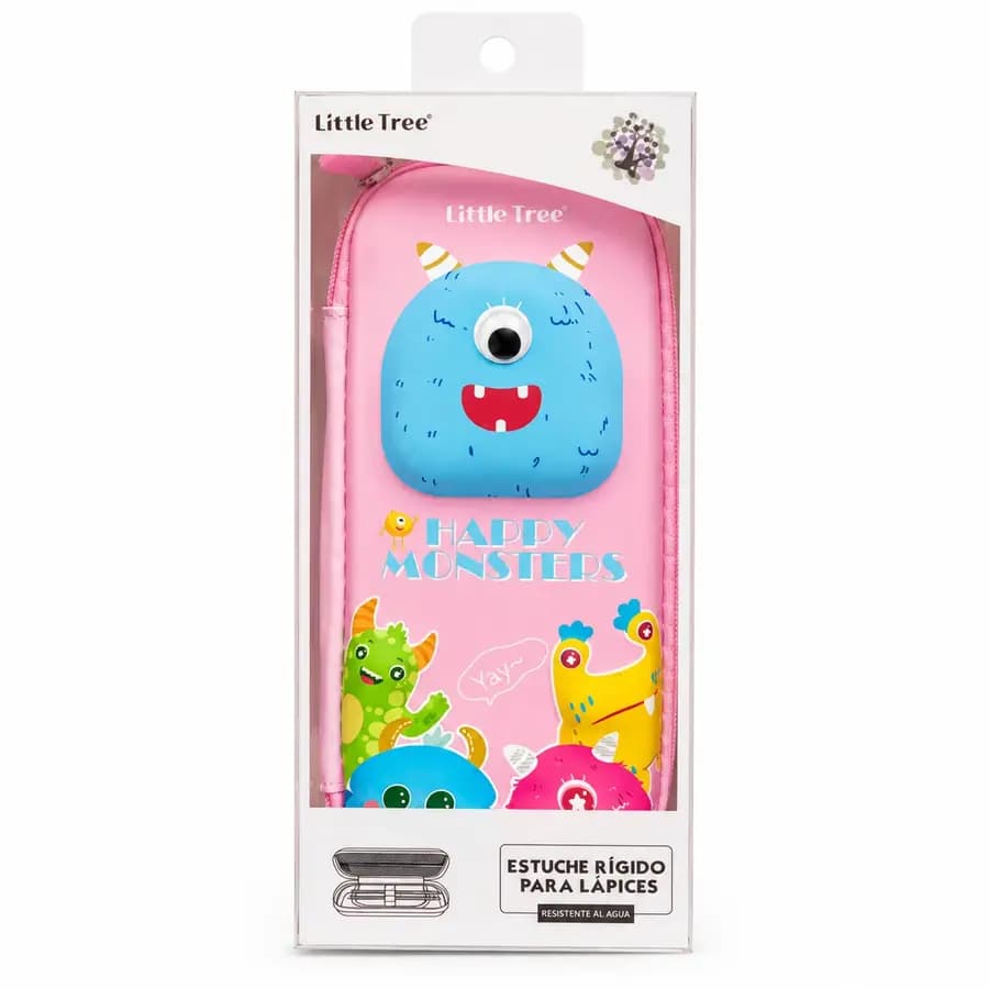 CARTUCHERA LITTE TREE MONSTER 3027-E DOB/ALMAC.