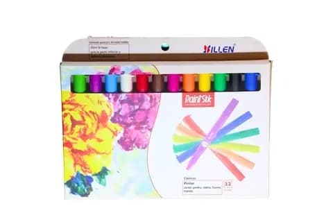 PINTURA YILLEN EN BARRA ACUARELABLE X 12COL 0064