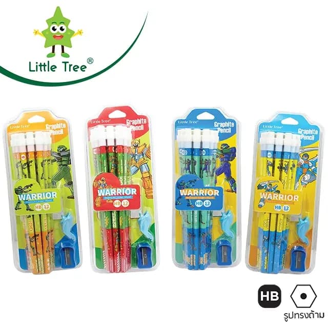 LAPIZ X 12UN LITTLE TREE HB WARRIOR 121208-E