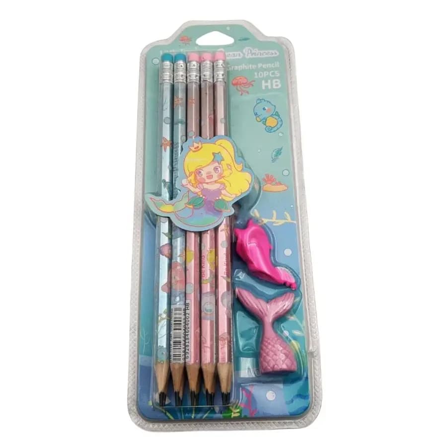 LAPIZ X 10UN LITTLE TREE HB FOOD PARDISE 111013-E