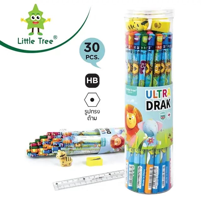 LAPIZ X 12UN LITTLE TREE HB ANIMALS 121201