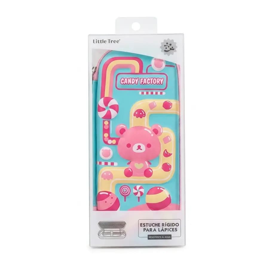 CARTUCHERA LITTE TREE CANDY FAC 803026-E DOB/ALMAC.RIGIDO